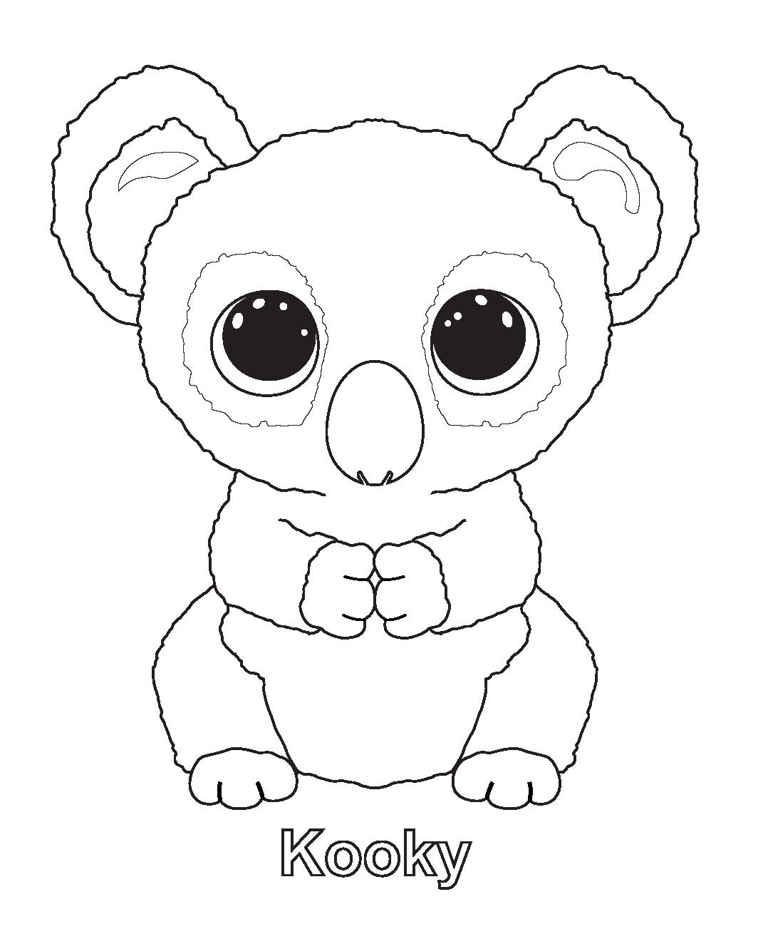 Printable Beanie Boo Coloring Pages - Printable Word Searches