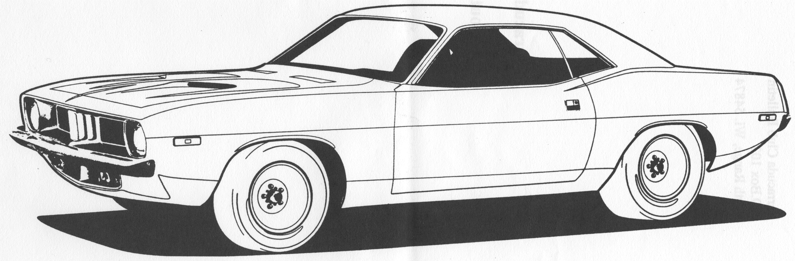 Muscle Car Coloring Pages 6