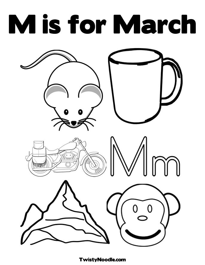  March Coloring Sheets 8