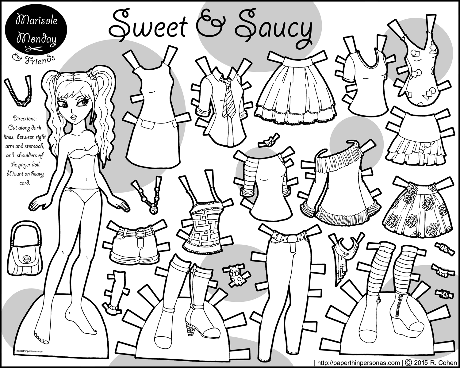 Free Paper Doll Printables To Color - Get What You Need For Free