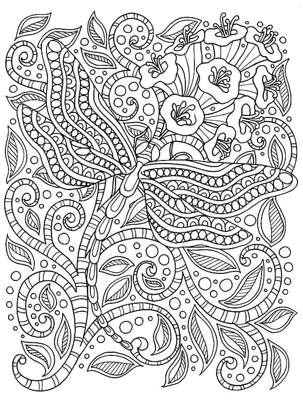 Complex antistress Coloring Pages to download and print for free