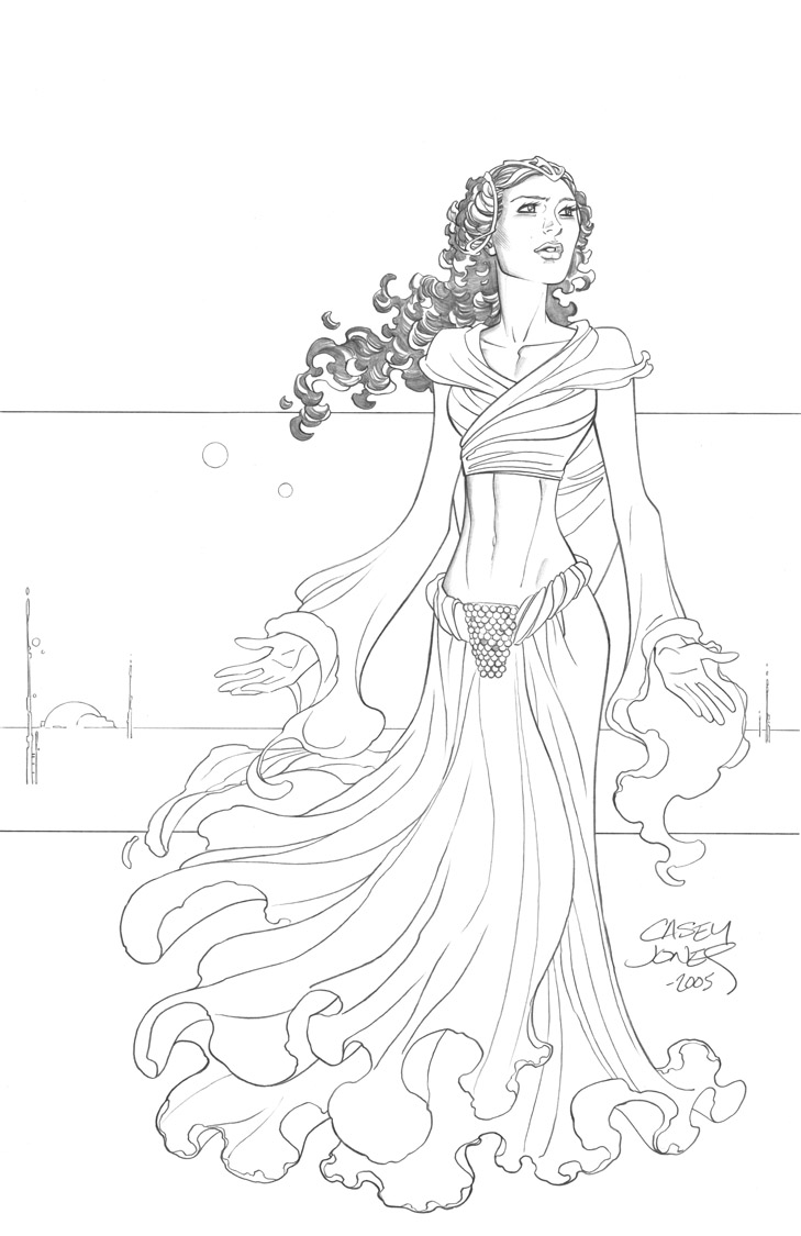 star wars coloring pages padme