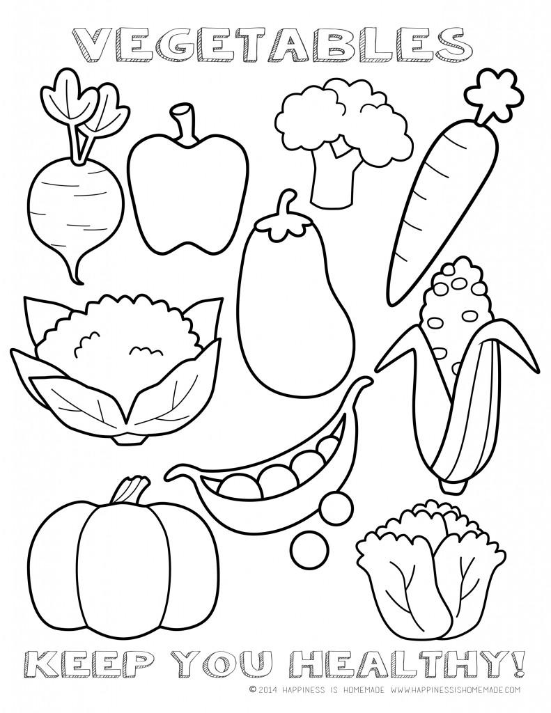 Effortfulg: Nutrition Coloring Pages