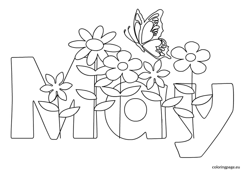 Free Printable Coloring Pages For May 1