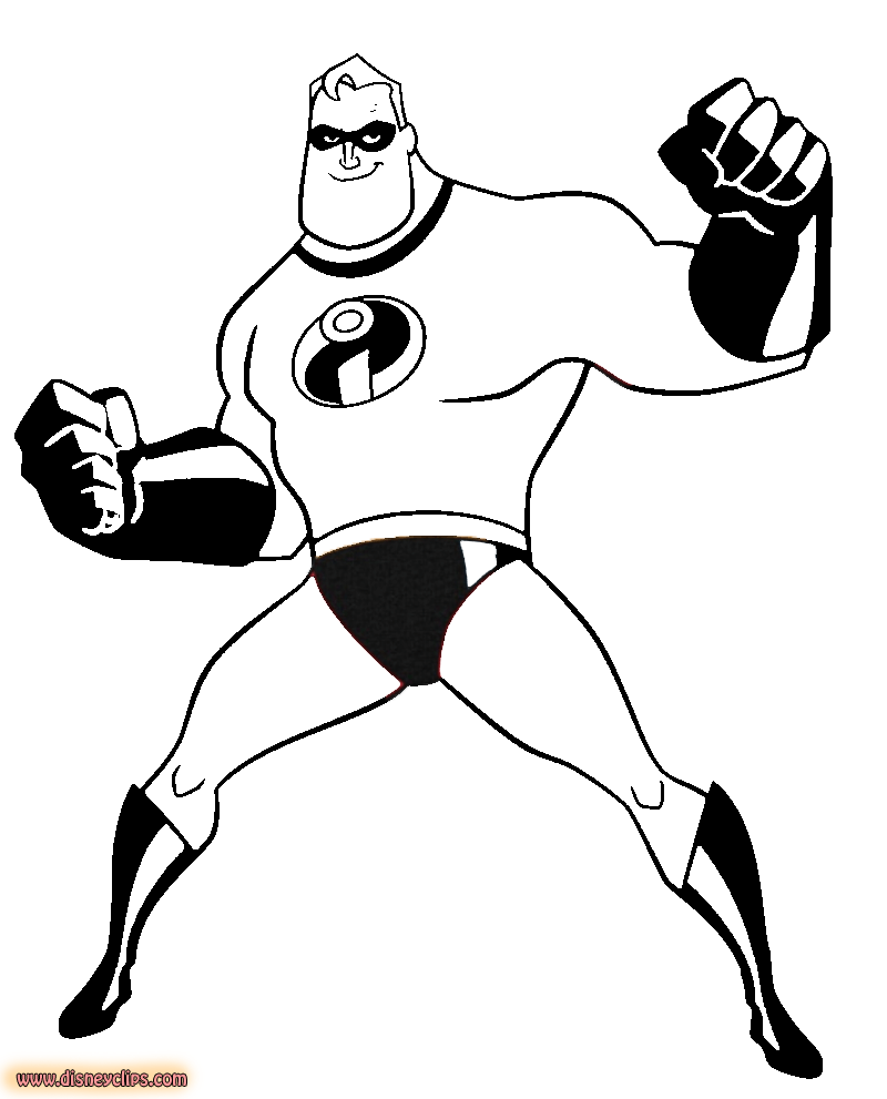 The Incredibles Printable Coloring Pages - boringpop.com