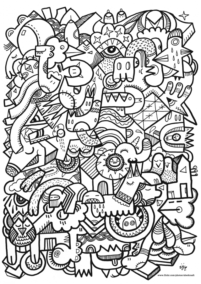 hard mandala coloring pages for teenagers