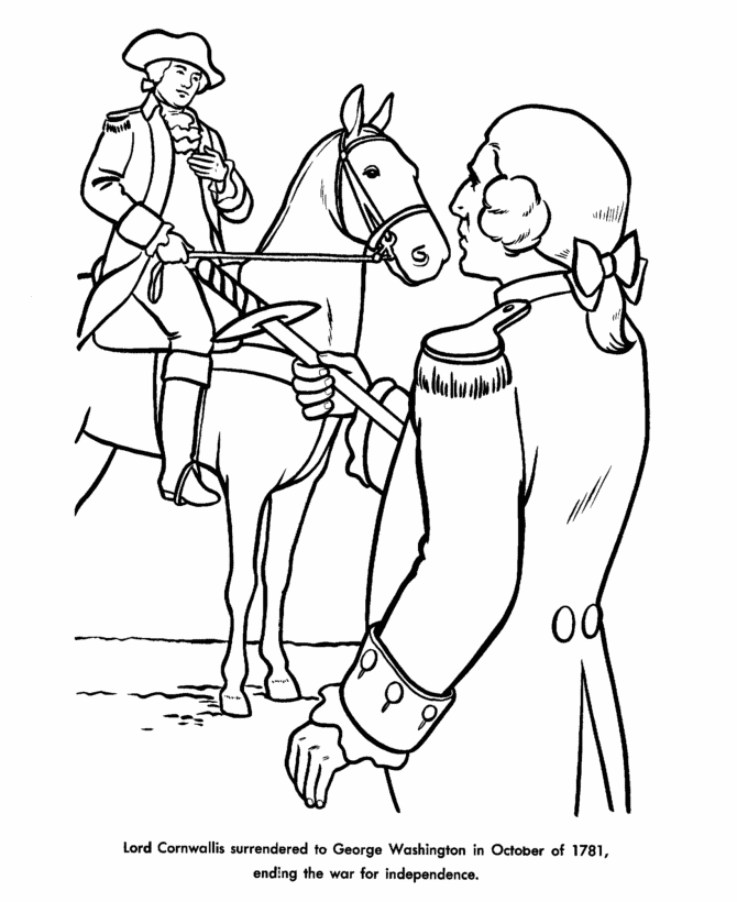 Revolutionary War Coloring Pages 1