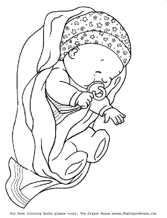Print A Coloring Pages Of Babies 10