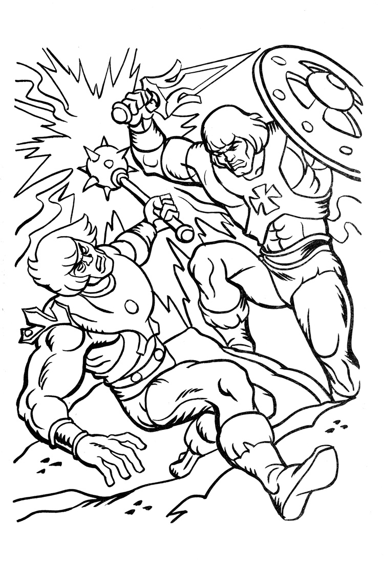 masters of the universe coloring pages
