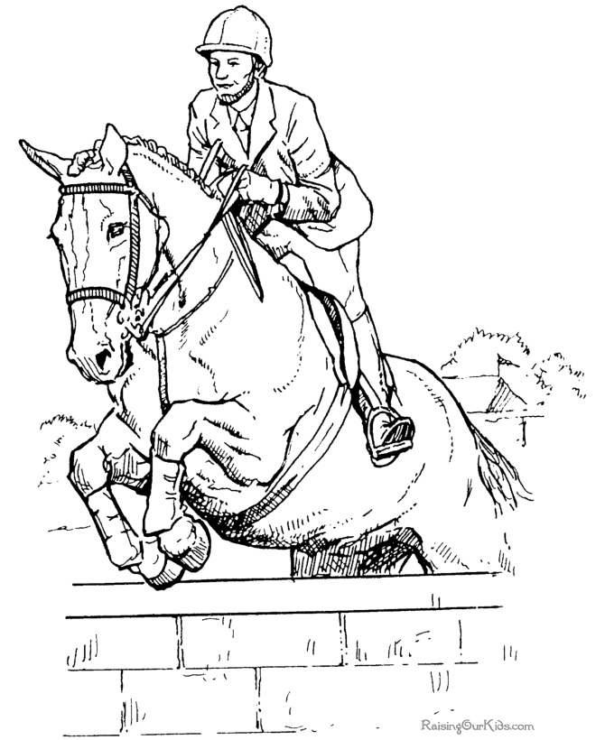 swiss-sharepoint-horse-rider-coloring-pages