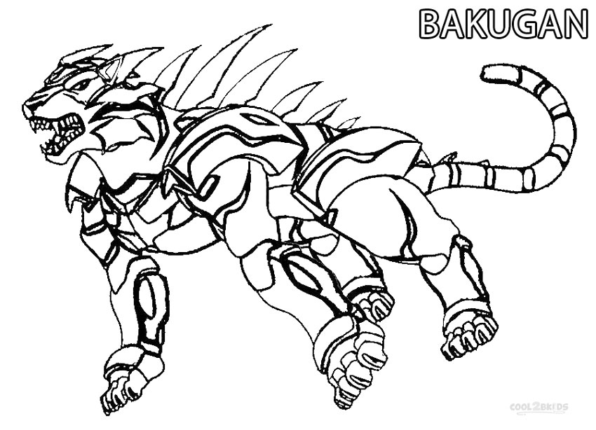  Dibujos de Bakugan para colorear para descargar e imprimir gratis