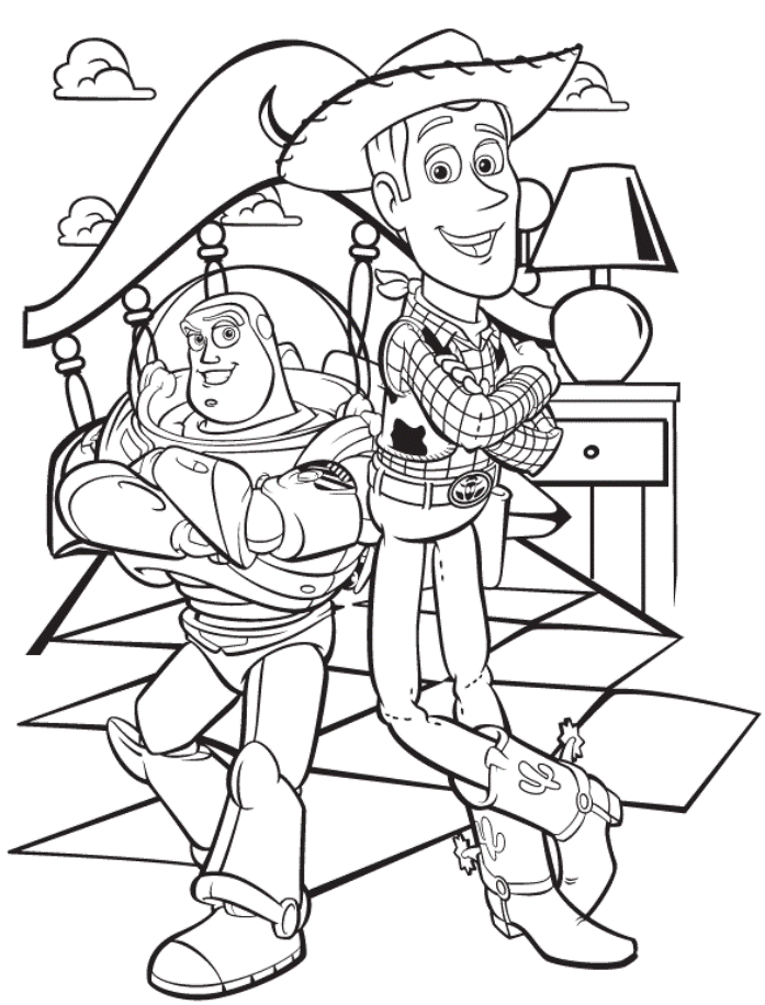 Buzz and zurg coloring pages download and print for free