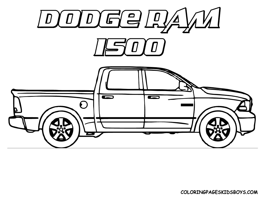  Coloring Pictures Of Trucks 4