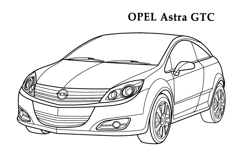 Opel Coloring Pages to download and print for free