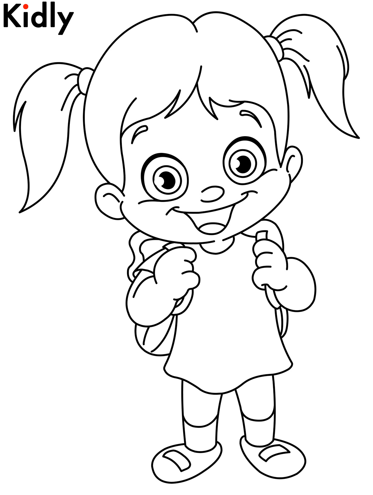 Girl Coloring Picture at genjoeyblog Blog