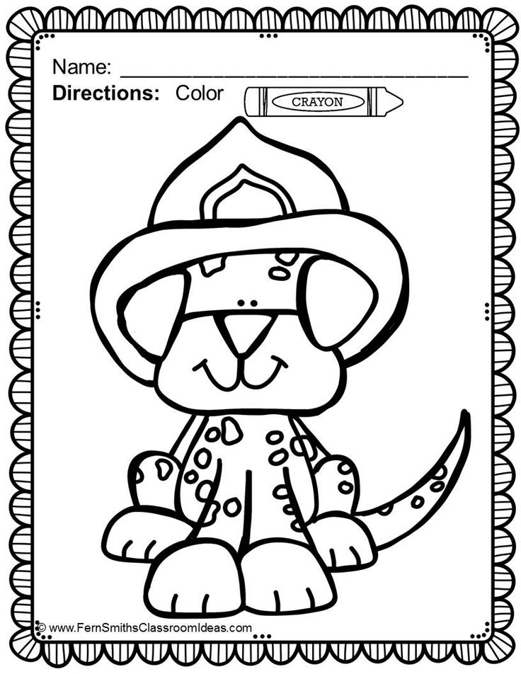 Free Printable Fire Safety Coloring Pages - Printable Templates