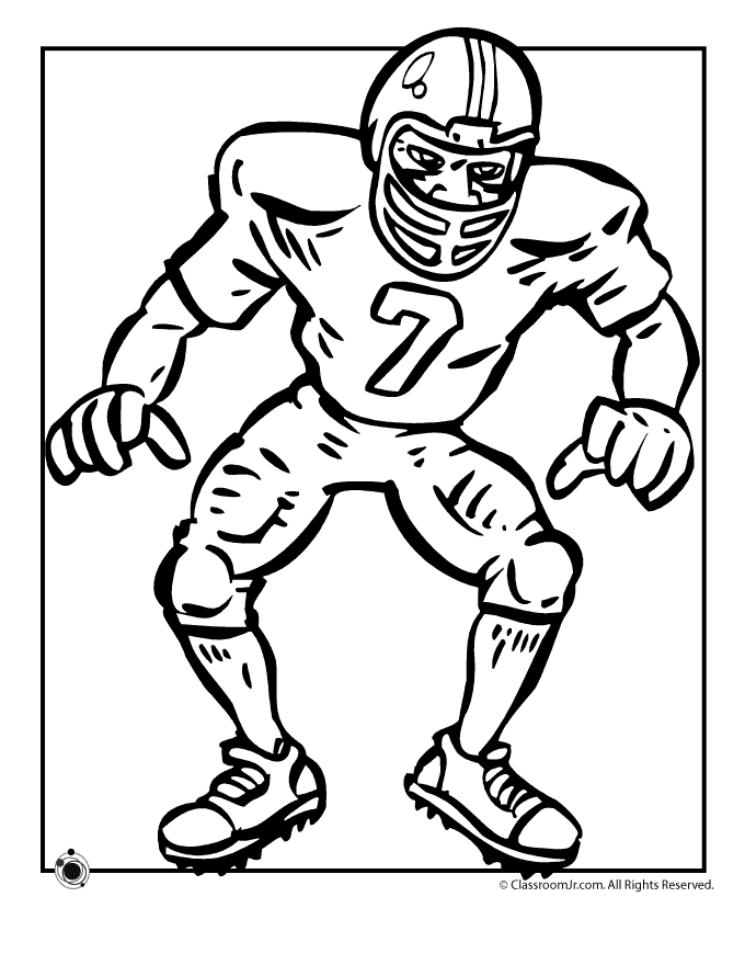 football player coloring pages seahawks