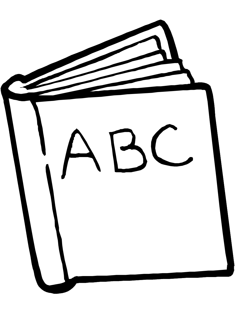 Printable Book Coloring Pages