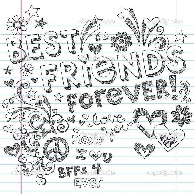  Best Friend Coloring Pictures 6