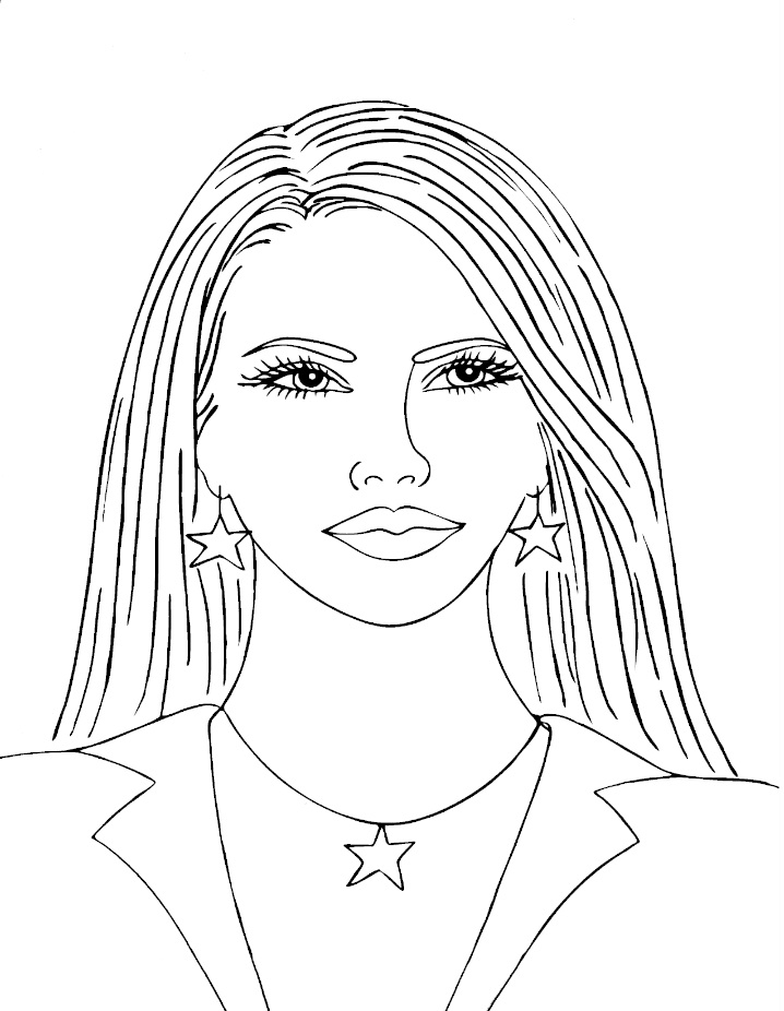 Download Makeup Coloring Pages to download and print for free