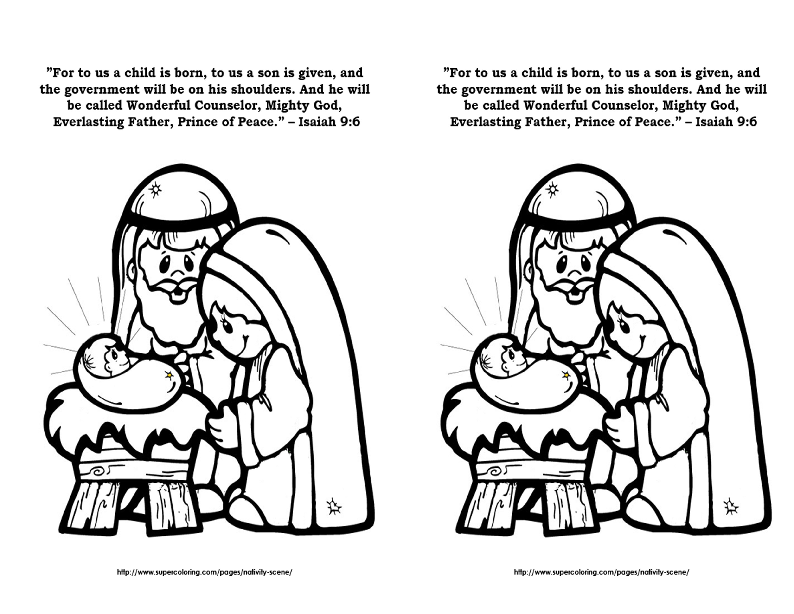 Baby isaac coloring pages download and print for free