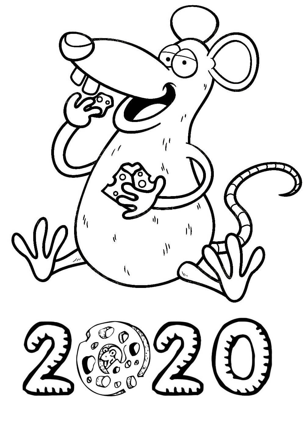 2020 Coloring Sheet Coloring Pages