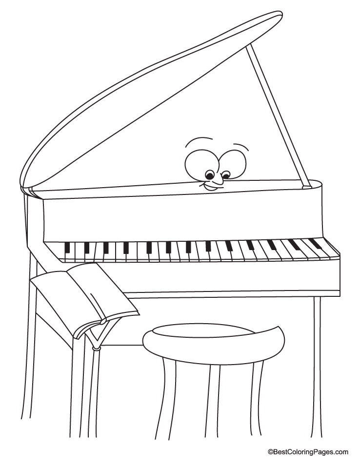 Color My Piano Printables - Printable Word Searches