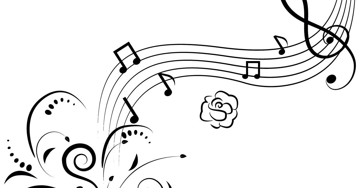 Sheet music Coloring Pages to download and print for free