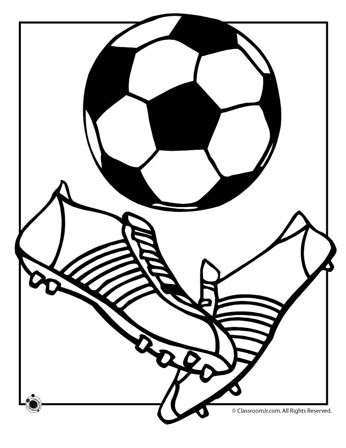nike soccer coloring pages