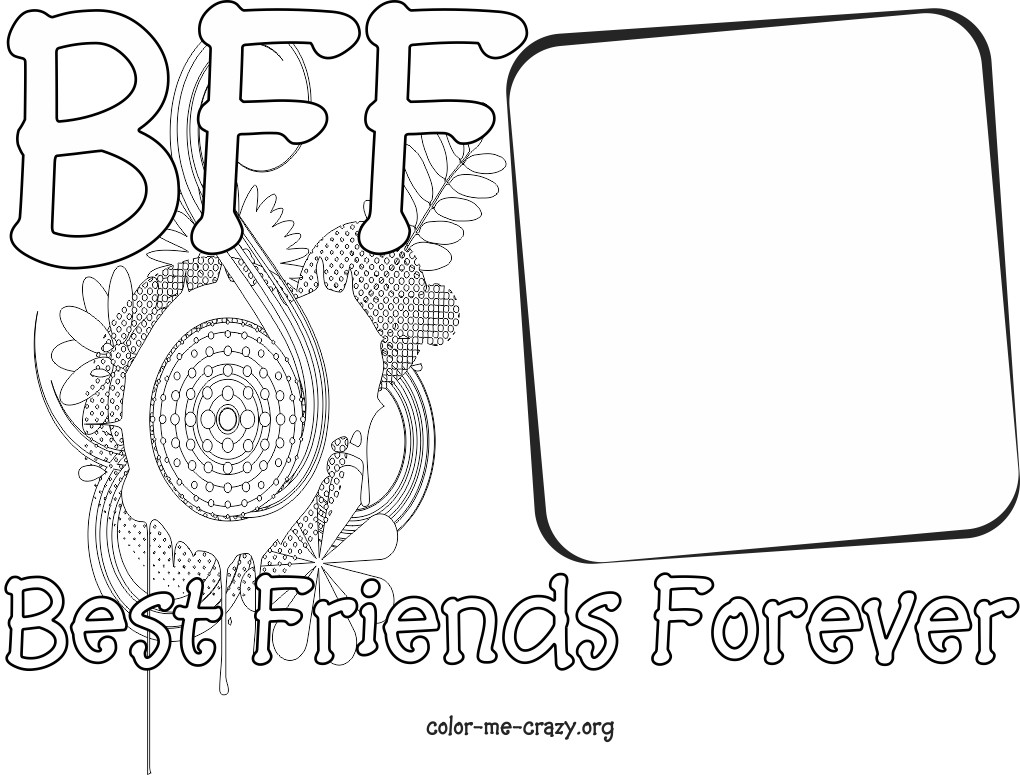 bff coloring pages to download and print for free