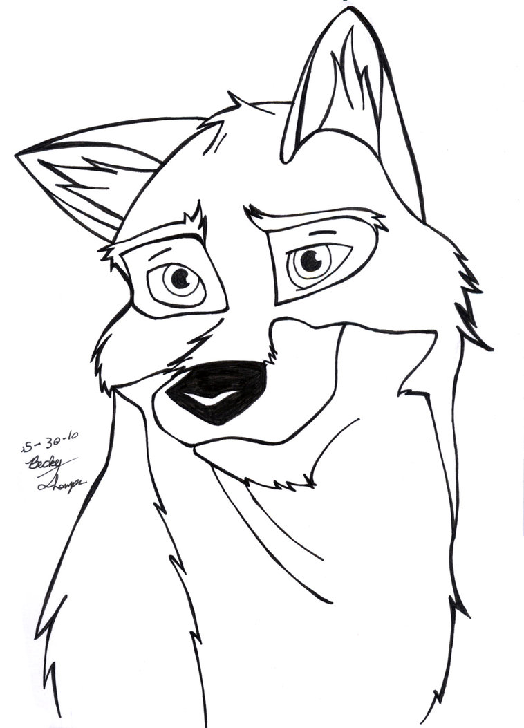 Balto coloring pages to download and print for free