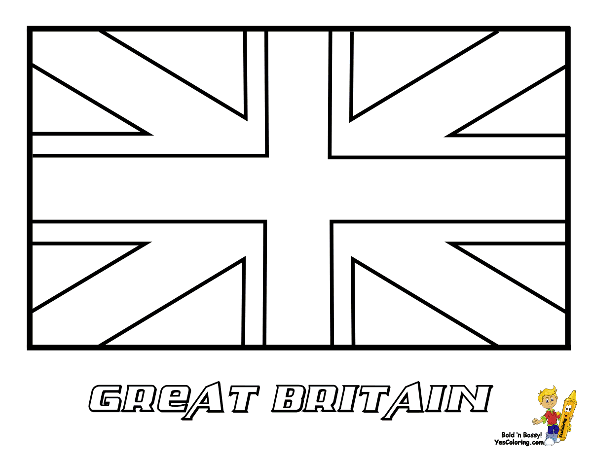 Flag Colouring Pages Flags Of The World Activity - Gambaran