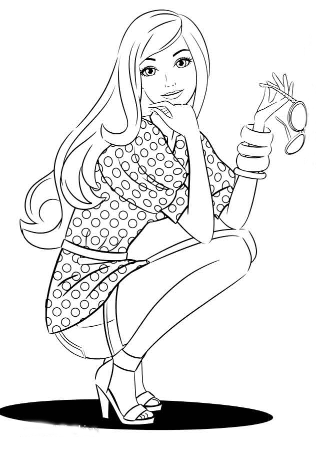 fashionista coloring pages to download and print for free