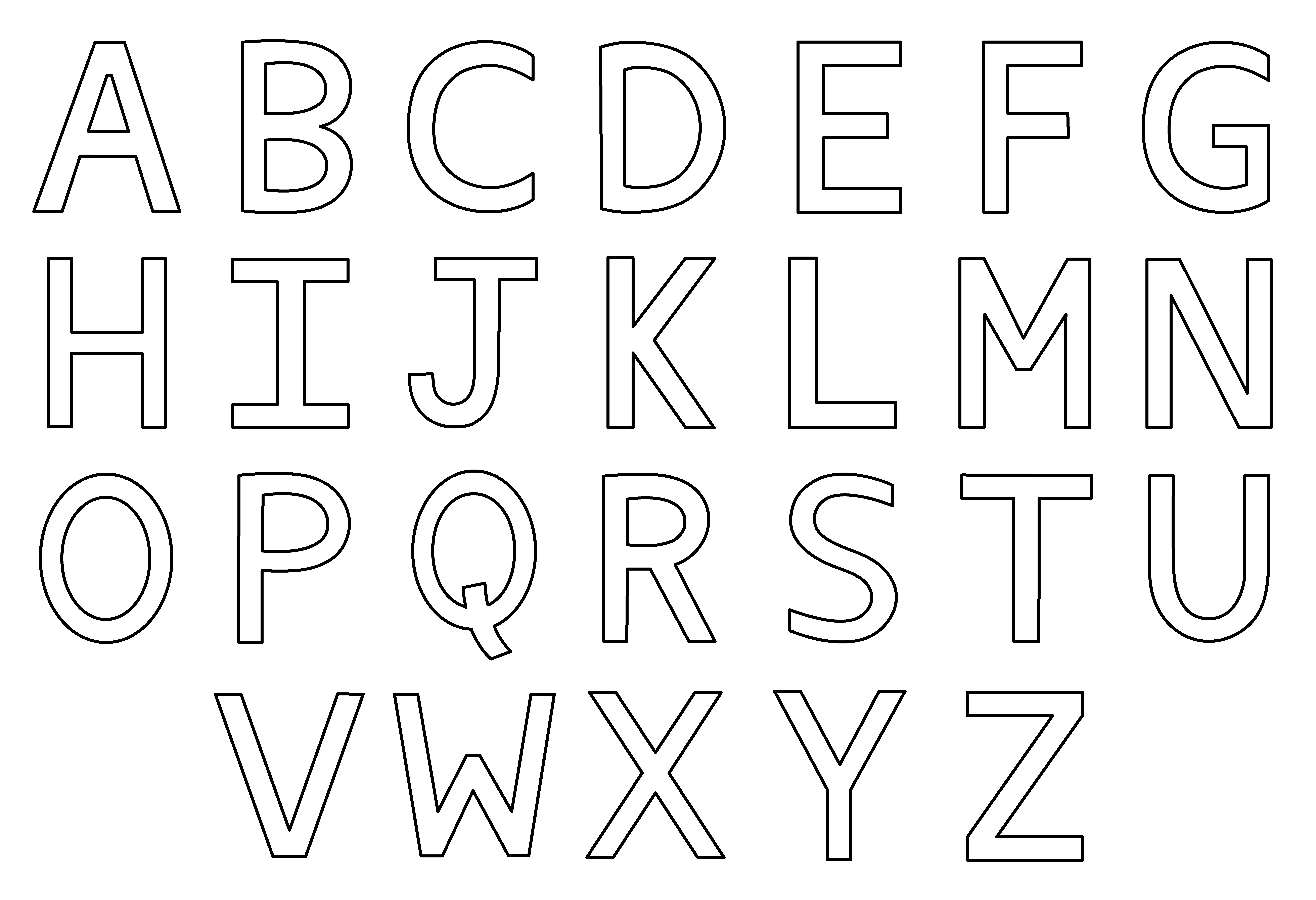 Free Printable Coloring Pages Alphabet