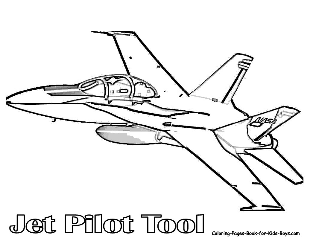 Military Car And Airplane Coloring Pages Printable 10