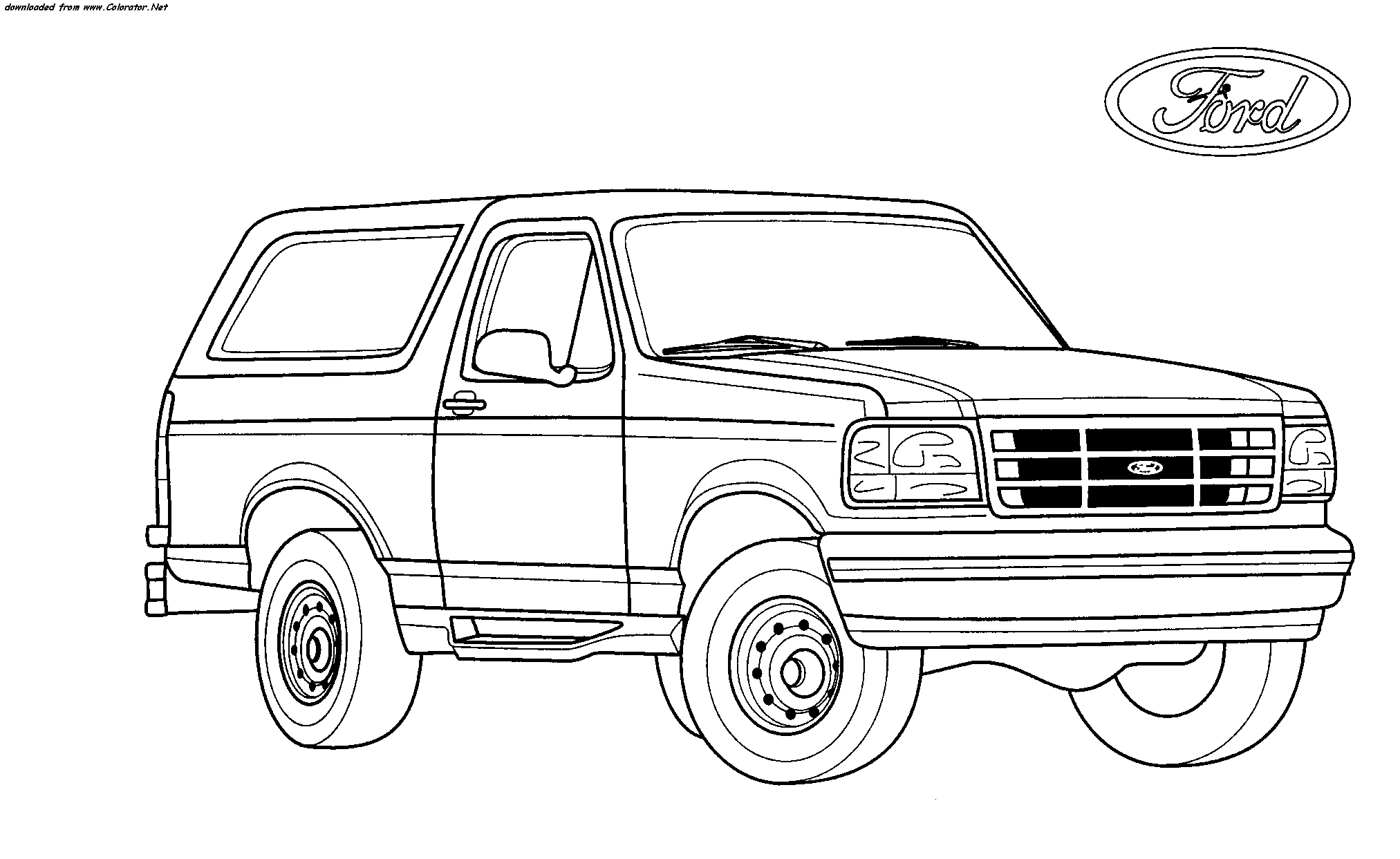 1965 ford truck coloring pages