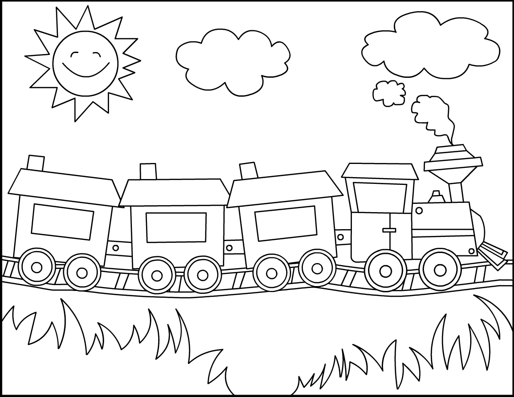 Polar express coloring pages to download and print for free