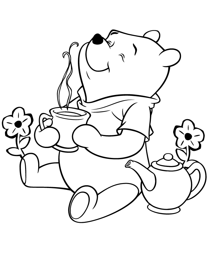  Pooh Bear And Friend Coloring Pages Printable 8