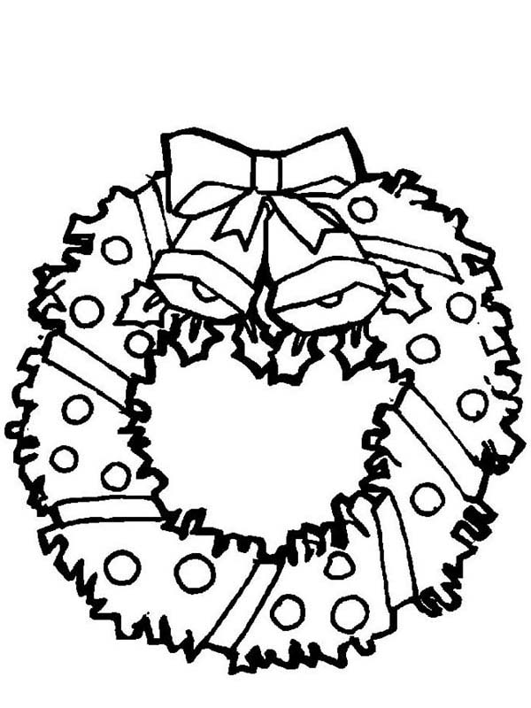 Printable Wreath Coloring Pages