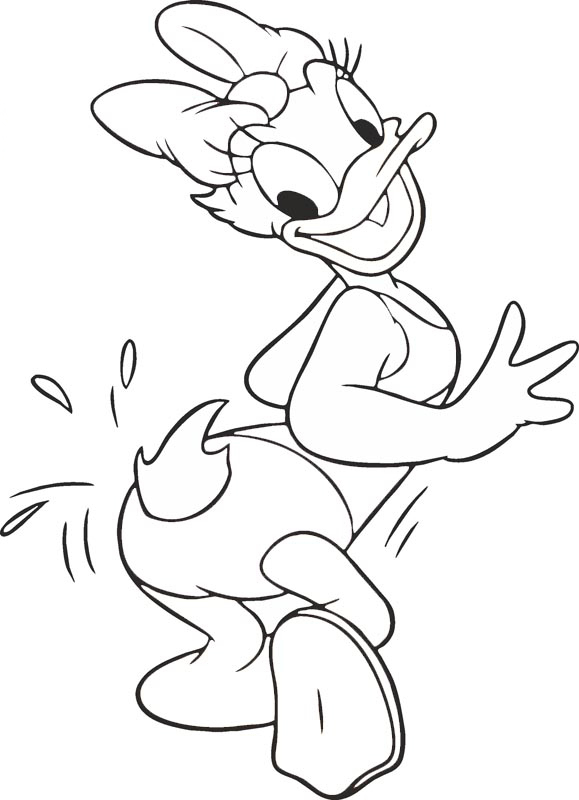 Daisy duck Coloring Pages to download and print for free
