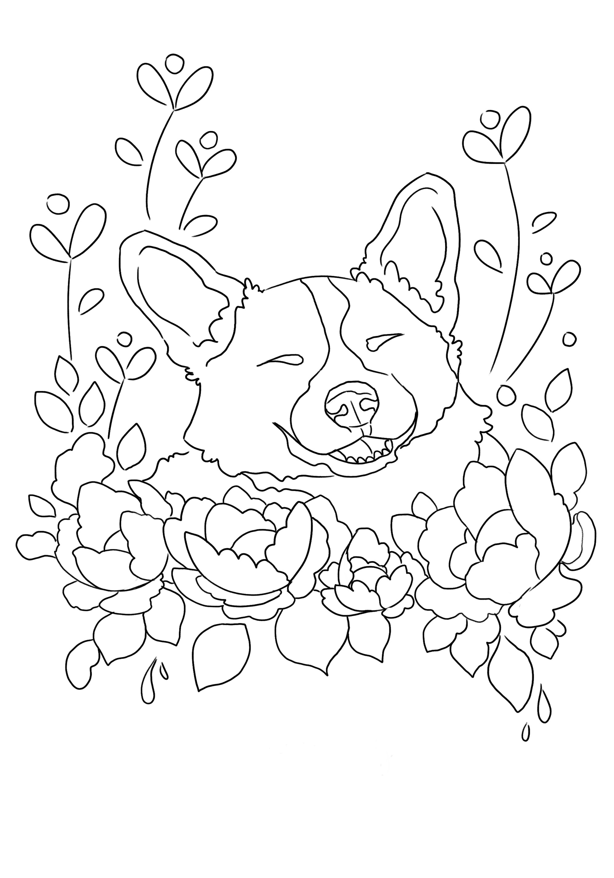 printable-corgi-coloring-pages