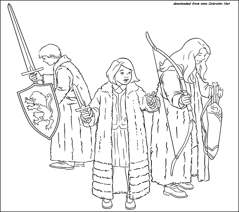 Narnia coloring pages to download and print for free