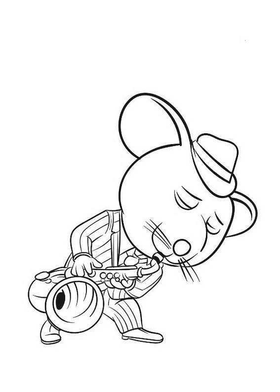 Sing Movie coloring pages to download and print for free