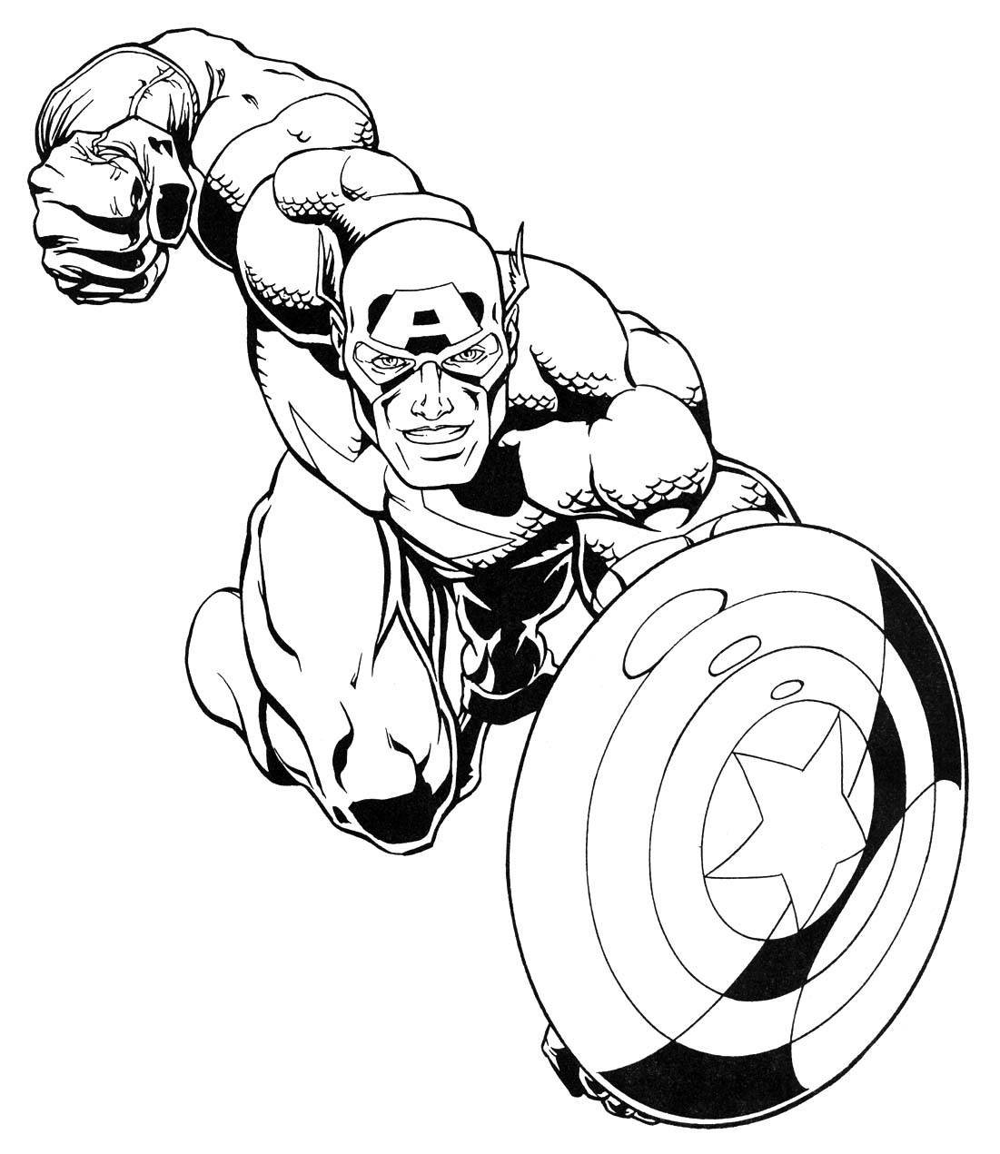 superhero coloring pages free download