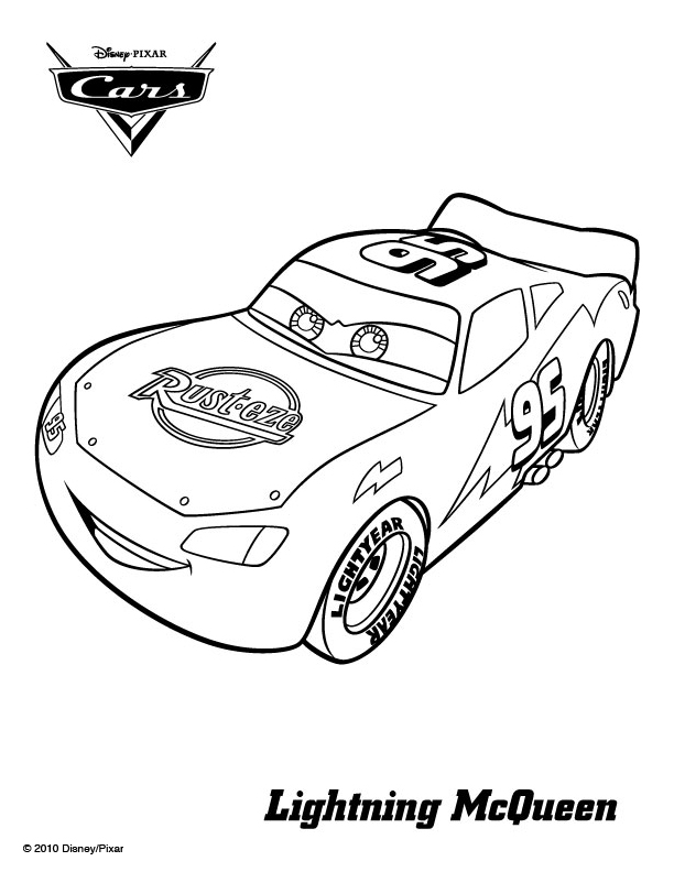 lightning mcqueen coloring pages to download and print for