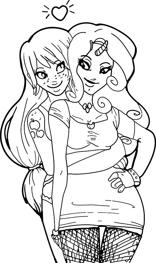 Download Best friend coloring pages to download and print for free