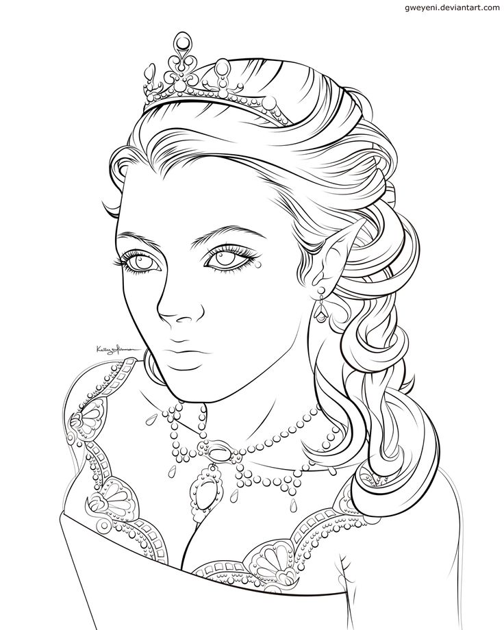 Queen Coloring Pages Download And Print For Free 941