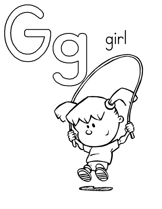 G Coloring Pages For Preschoolers Coloring Pages