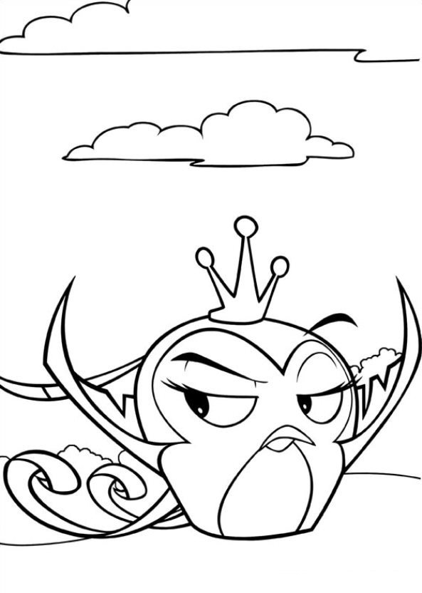 Coloring pages Angry Birds Stella to download and print for free