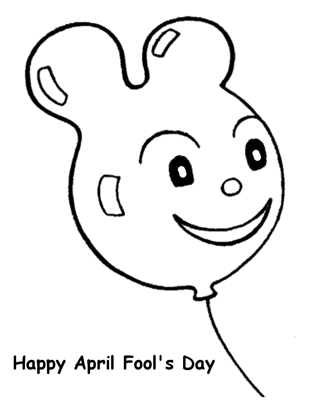 April Fool's Day Coloring Pages Set